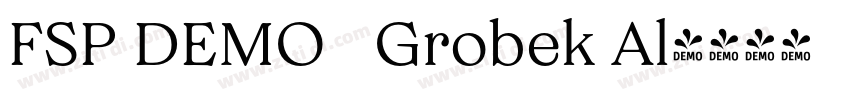 FSP DEMO   Grobek Al字体转换